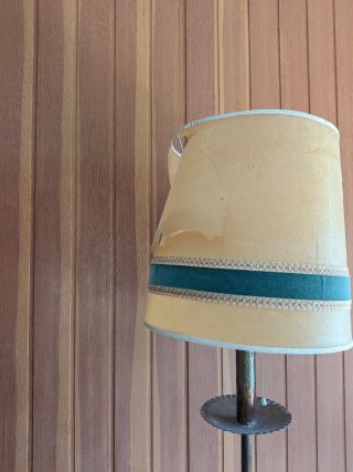 Lámpara de pie vintage hierro forjado