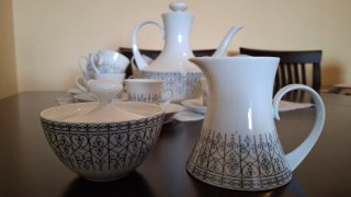 Juego de café vintage Bidasoa porcelana