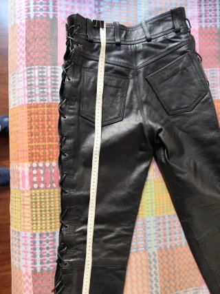 Pantalón Piel Moto Mujer Sin Estrenar