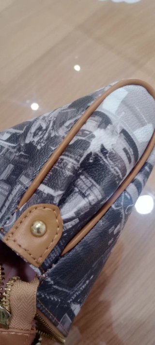 Pochette donna con stampa New York