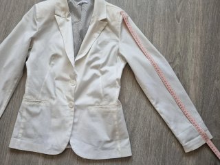Blazer blanco mujer