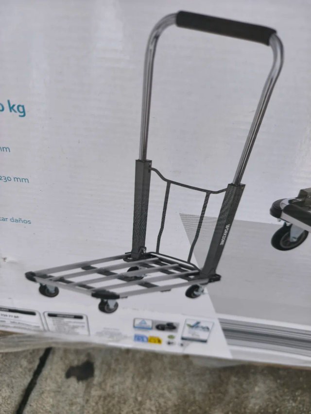Carro de transporte 150 Kg 42x41-63cm