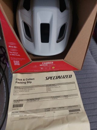Casco Specialized Camber MTB Blanco/Morado
