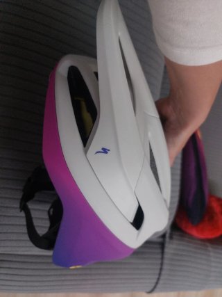 Casco Specialized Camber MTB Blanco/Morado