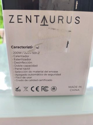 Calentador y Esterilizador de Biberones Zentaurus