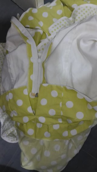 Traje de Flamenca Verde Lunares