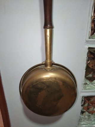 Calienta camas latón vintage original
