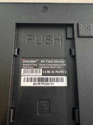 Monitor Desview R7 Plus Negro