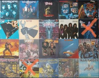 Lote Vinilos Heavy Metal Varios Artistas