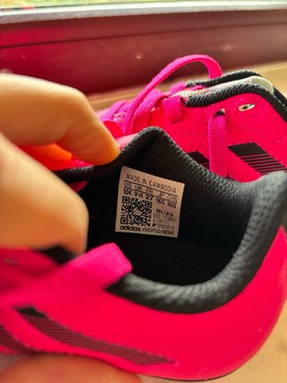 Botas de fútbol Adidas niño T27 (16,5cm)