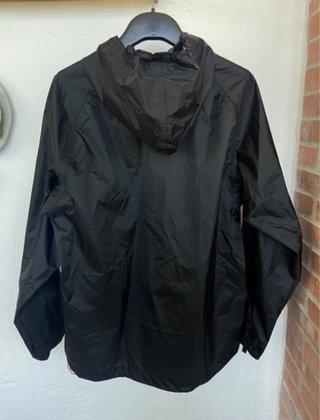 Giacca a vento Quechua nero uomo