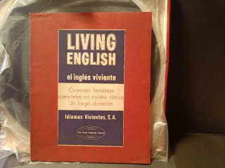 El Inglés Viviente para Niños: Libros + 4 LPs