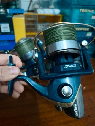Due mulinelli da pesca Daiwa con bobina extra