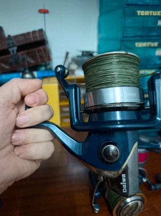 Due mulinelli da pesca Daiwa con bobina extra