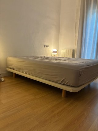 Somier base tapizada cama flex tapiflex 135x190