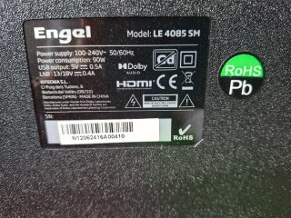 Televisor Engel Negro