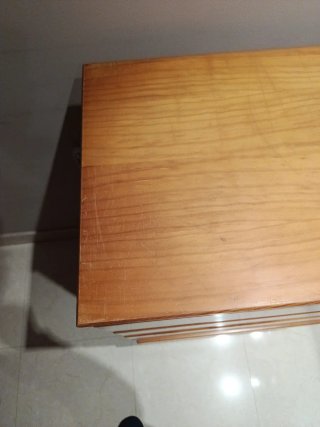 Cómoda 6 cajones madera pino