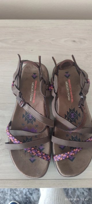 Sandalias Marrones y Rosas Mujer