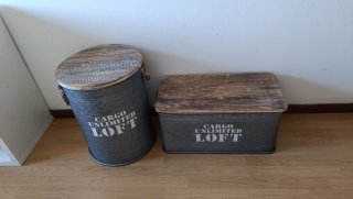 2 caja Cubo Organizador Lata Cargo Unlimited Loft