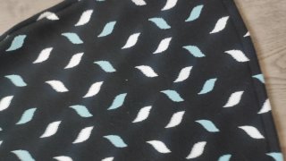 Vestido estampado hojas