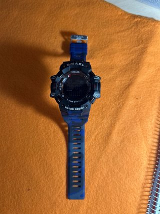 Reloj SMAEL Digital Grande Negro/Azul