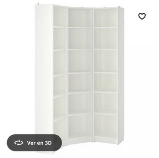 Conjunto 3 Librerías IKEA BILLY Blancas esquinero