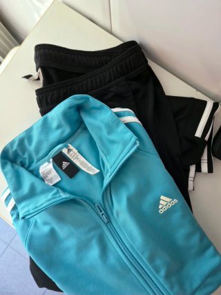 Conjunto Chándal Adidas Azul y Negro