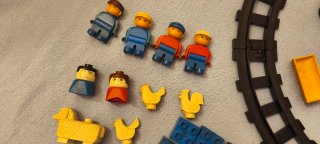 Lote Lego Duplo Vintage Tren Finales 80