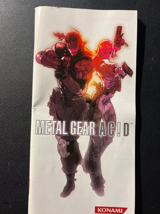 Metal Gear Acid PSP Konami