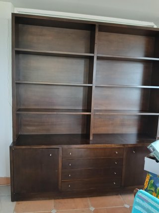 Estantería Librería Madera Oscura