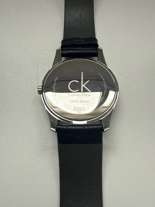 Reloj Calvin Klein Negro y Plateado
