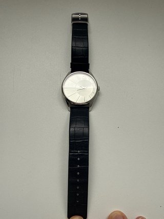 Reloj Calvin Klein Negro y Plateado