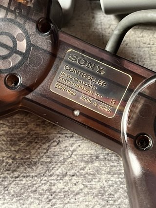 Mando PS1 Sony Negro Transparente