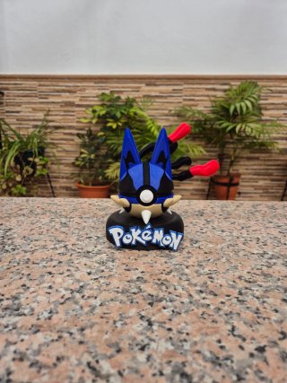 Pokeball Mega Lucario 3D