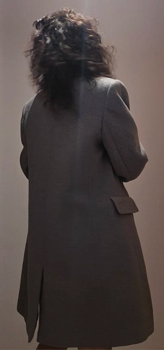 Abrigo Mango Gris