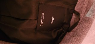 Abrigo Mango Gris