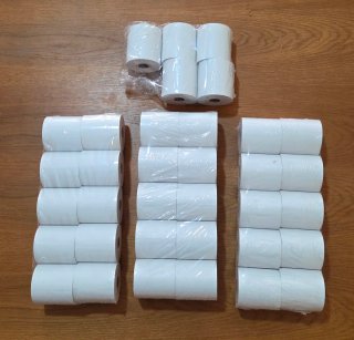 35 Rollos Papel Térmico 57x55x12