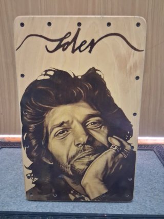Cajón Flamenco con Diseño camaron