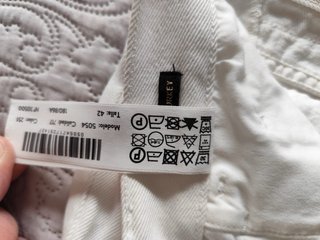 Pantalón blanco mujer