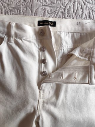 Pantalón blanco mujer