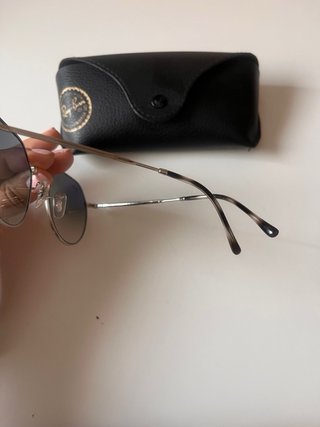 Gafas Ray-Ban Octagonales Plateadas/Azules