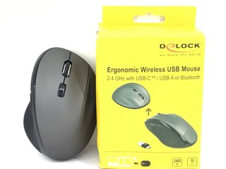 Ratón Inalámbrico Ergonómico Delock