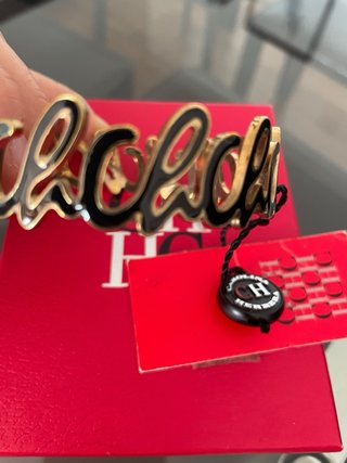 Pulsera CH Negra y Dorada