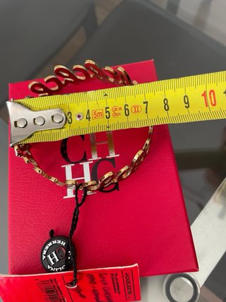 Pulsera CH Negra y Dorada