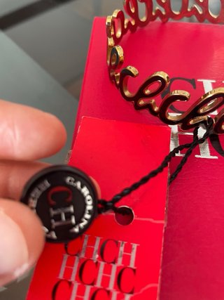 Pulsera CH Negra y Dorada