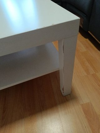 Mesa de centro LACK IKEA blanca 118x78 cm