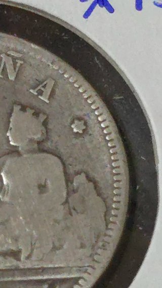2 Pesetas Plata 1870 *75 G.Provisional