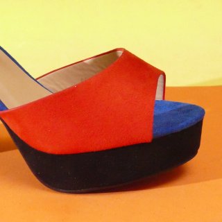 Sandalias de plataforma de tacón alto para mujer