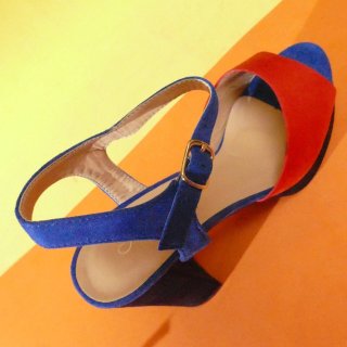 Sandalias de plataforma de tacón alto para mujer