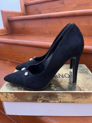 Décolleté nere con strass